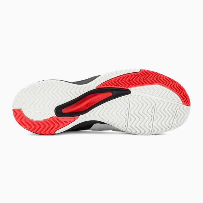Мъжки обувки за тенис Wilson Rush Pro Ace white/red/poppy red 5