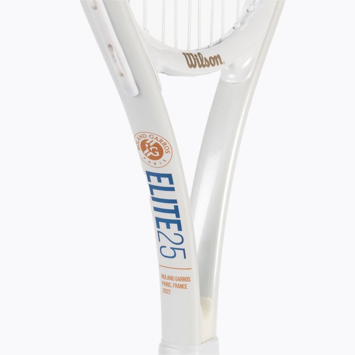Детска тенис ракета Wilson Roland Garros Elite 25, бяла WR086310H 4