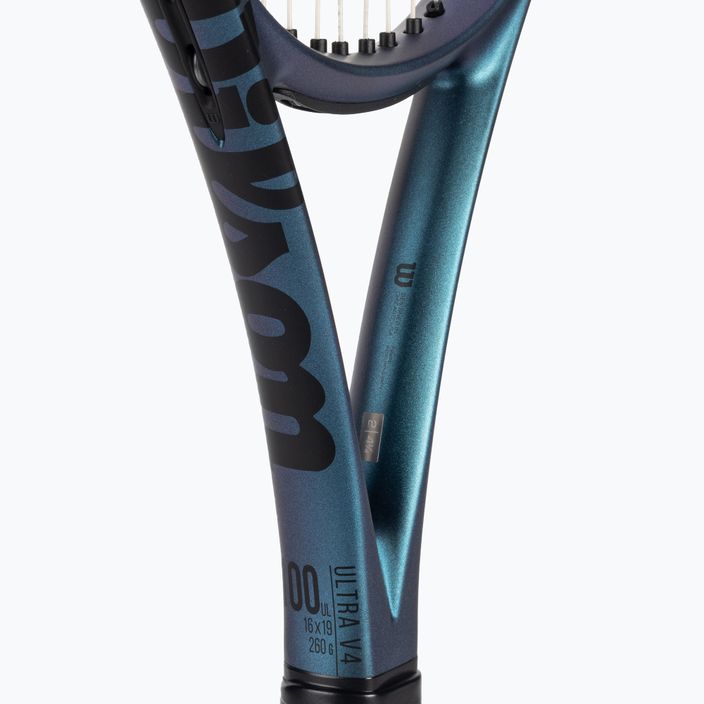 Wilson Ultra 100UL V4.0 тенис ракета синьо-лилава WR108510 4