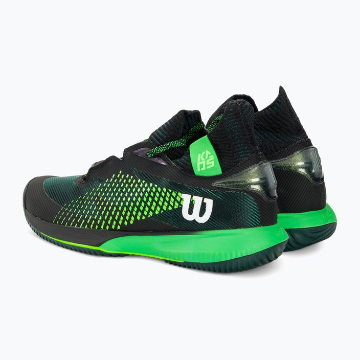 Мъжки обувки за тенис Wilson Kaos Rapide STF black/green 3