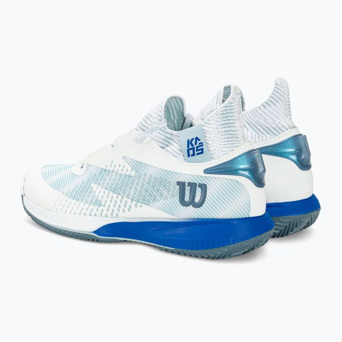 Мъжки обувки за тенис Wilson Kaos Rapide STF Clay white/sterling blue/china blue 3