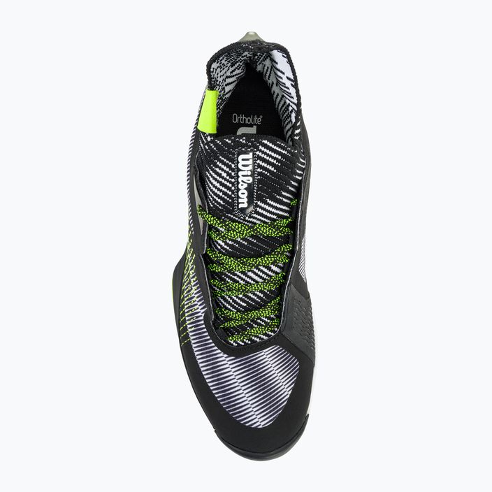 Мъжки обувки за тенис Wilson Kaos Rapide STF Clay white/black/safety yellow 6