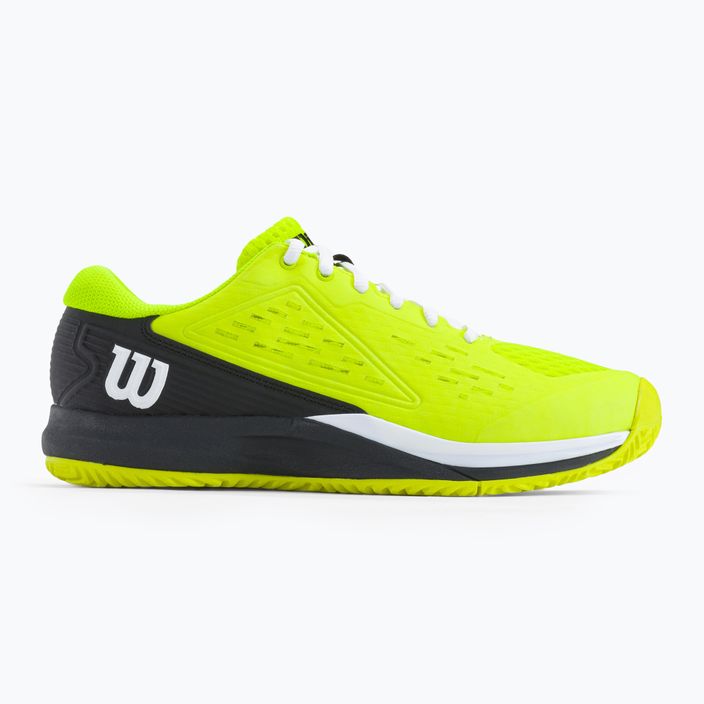 Wilson Rush Pro Ace Safety детски обувки за тенис в черно и жълто WRS331140 2