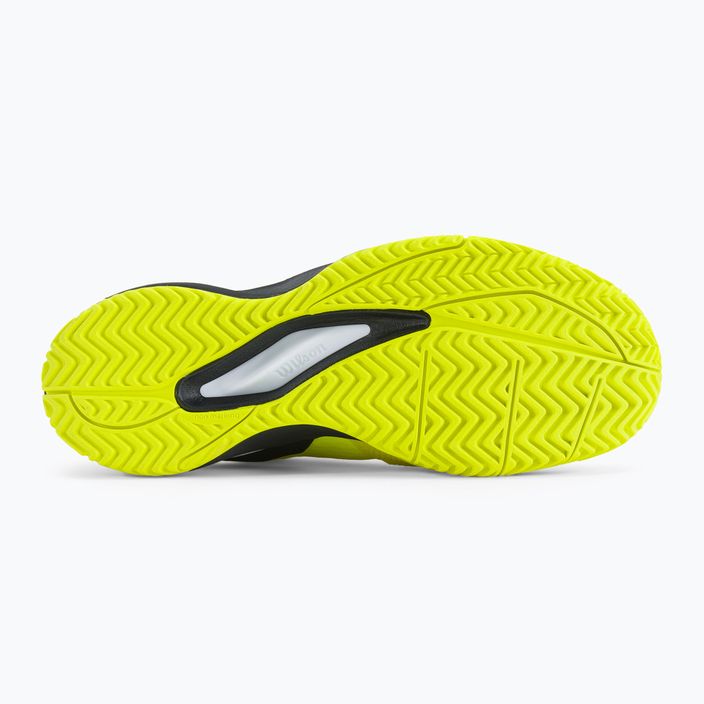 Wilson Rush Pro Ace Safety детски обувки за тенис в черно и жълто WRS331140 5