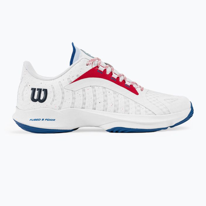 Мъжки обувки за гребане Wilson Hurakn Pro white/wilson red/deja vu blue 2