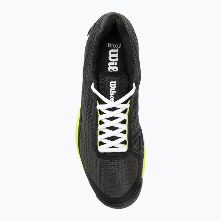 Мъжки обувки за тенис Wilson Rush Pro 4.0 Clay black/white/safety yellow 5