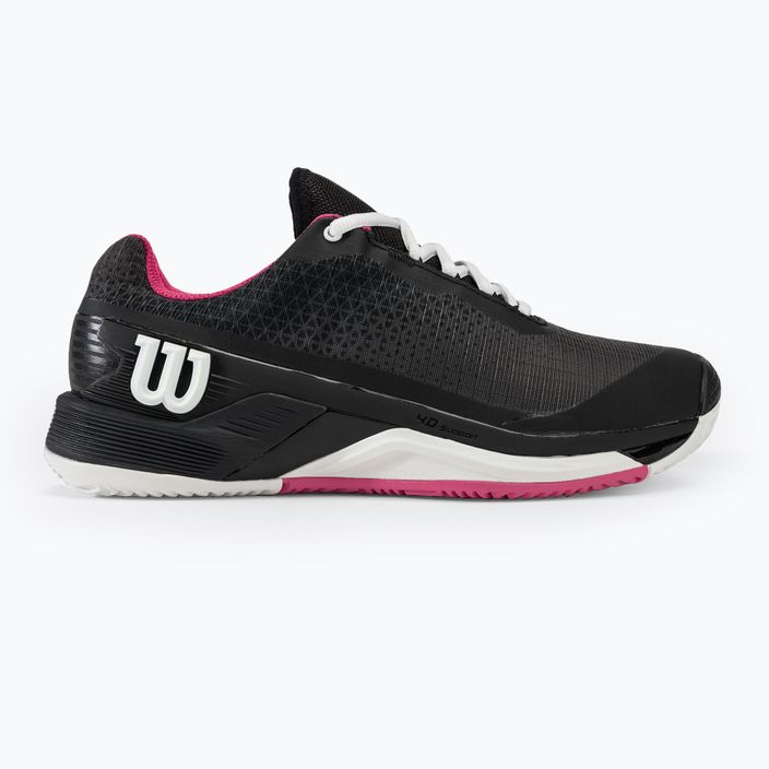 Дамски обувки за тенис Wilson Rush Pro 4.0 Clay black/hot pink/white 2