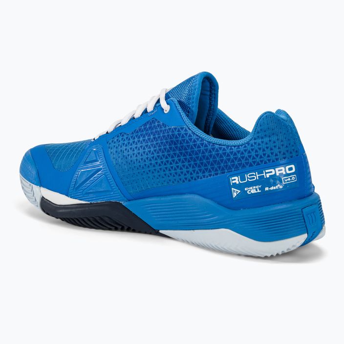 Wilson Rush Pro 4.0 Clay мъжки обувки за тенис френско синьо/бяло/нави блейзър 4