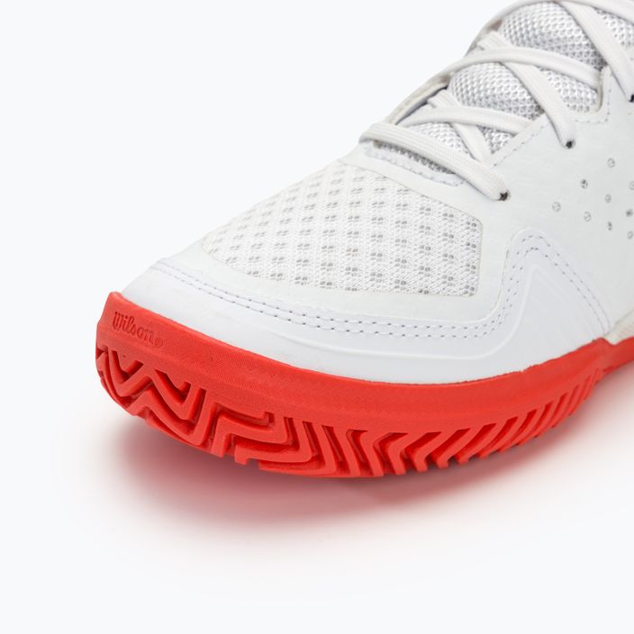 Дамски обувки за тенис Wilson Kaos Stroke 2.0 white/peach perfait/infrared 7