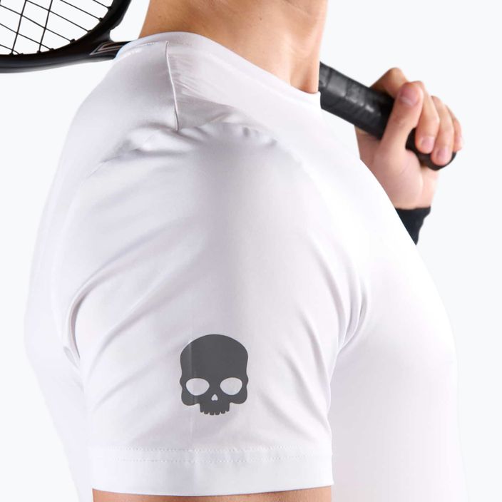 Мъжка тениска за тенис HYDROGEN Basic Tech Tee white 4