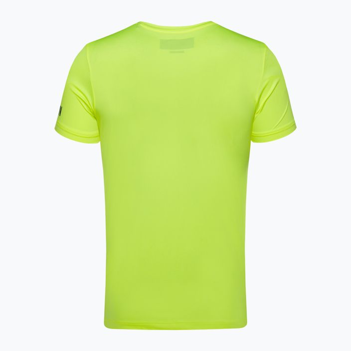 Мъжка тениска за тенис HYDROGEN Basic Tech Tee във флуоресцентно жълто 5