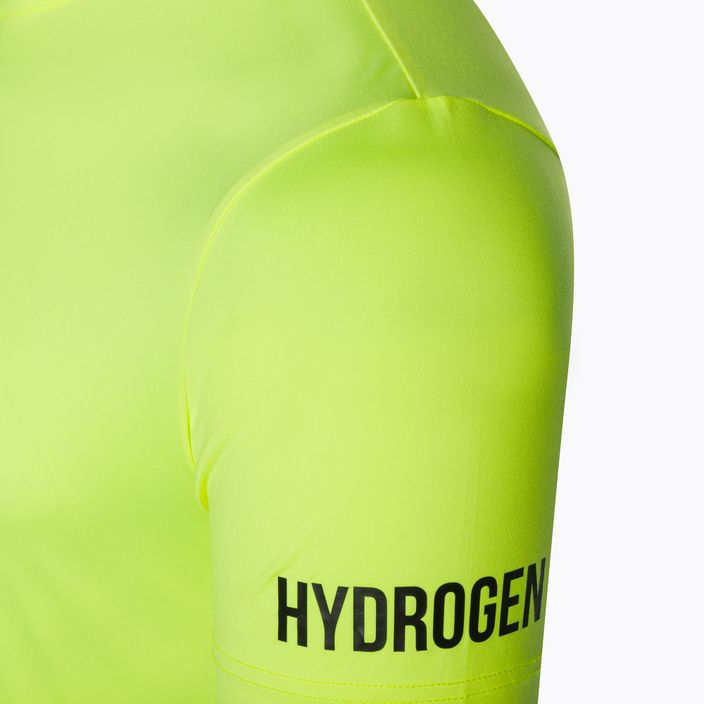 Мъжка тениска за тенис HYDROGEN Basic Tech Tee във флуоресцентно жълто 6