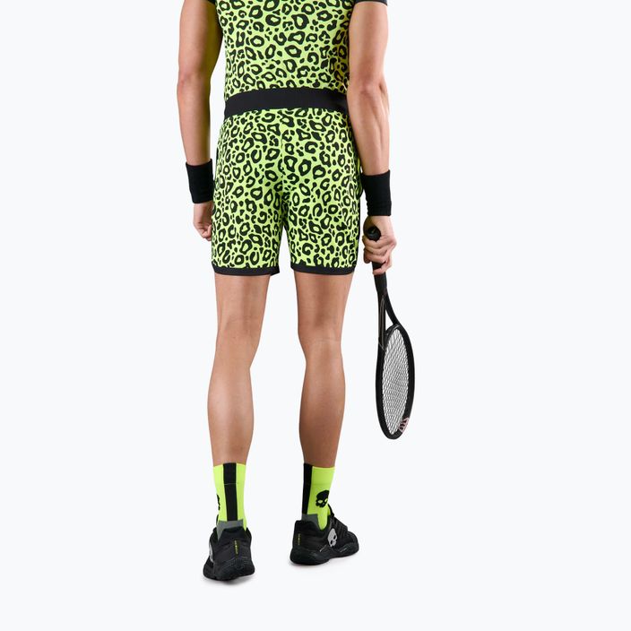 Мъжки тенис шорти HYDROGEN Panther Tech флуоресцентно жълто 2