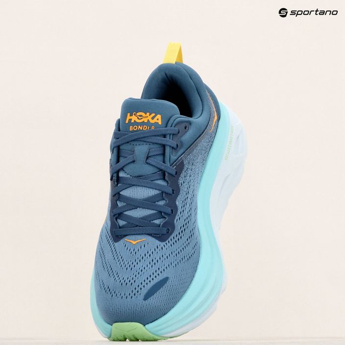 Мъжки обувки за бягане HOKA Bondi 8 Wide real teal/shadow 10