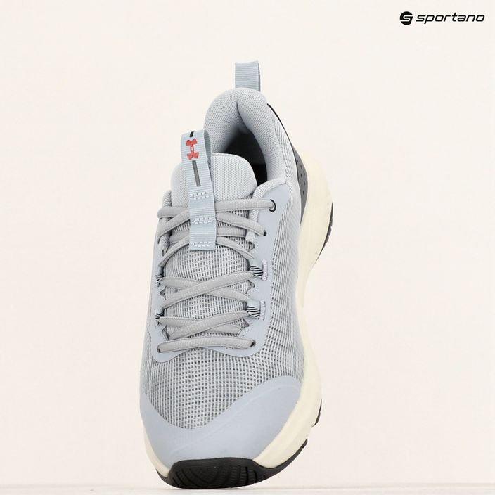 Under Armour Dynamic Select mod gray/castlerock/inferno red мъжки обувки за тренировка 9