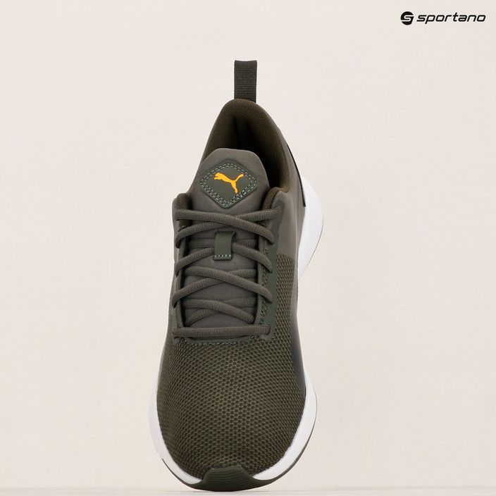 Обувки за бягане PUMA Flyer Runner dark olive/puma black/sunset stream 9