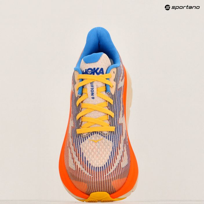 Детски обувки за бягане HOKA Clifton 9 ultramarine/electric tangerine 16