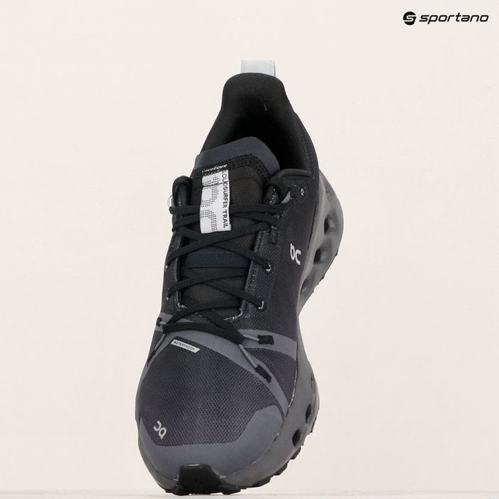 Дамски обувки за бягане On Running Cloudsurfer Trail Waterproof black/eclipse 7