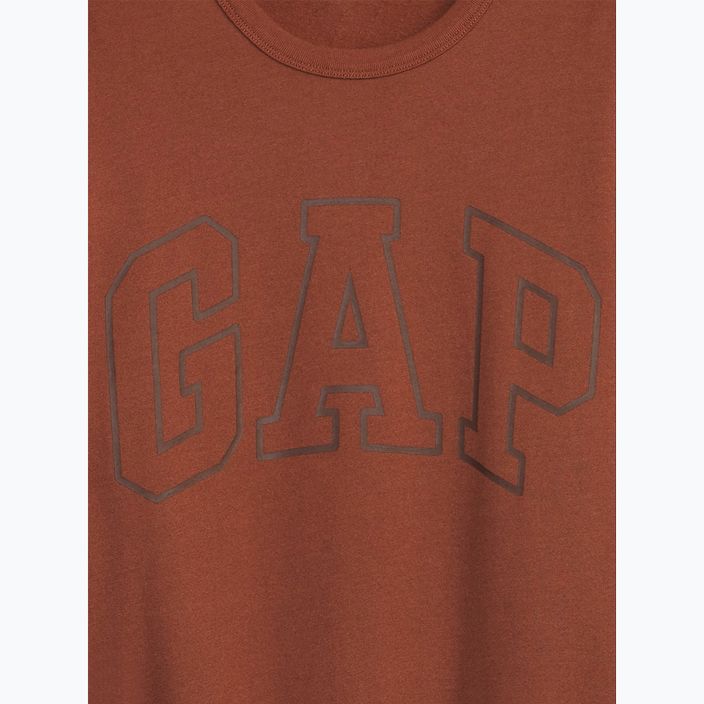 Мъжки суитшърт GAP с лого Crewneck burnt russet 4