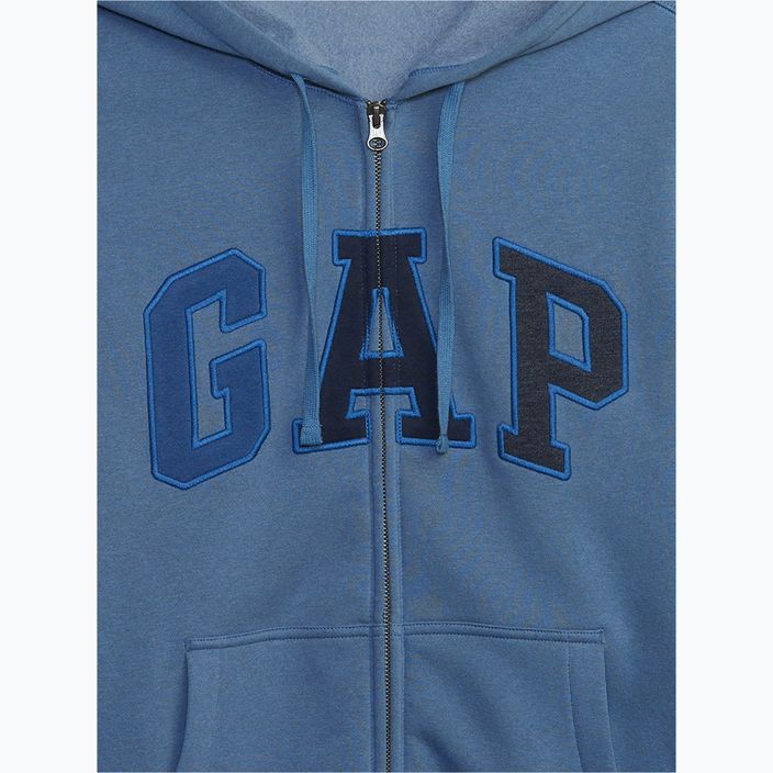 Мъжки GAP V-Heritage Logo Novelty FZ суитшърт bainbridge blue 2