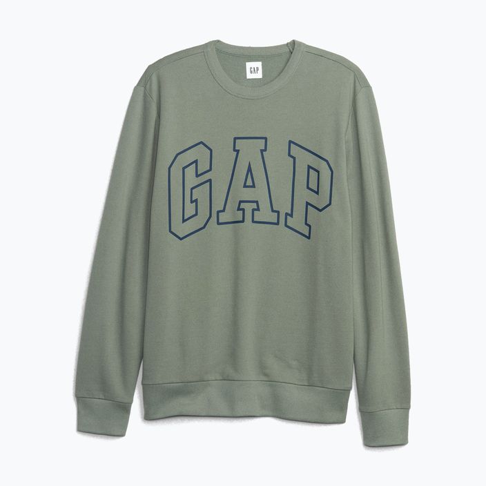 Мъжки суитшърт GAP Logo Crewneck sage sage 3