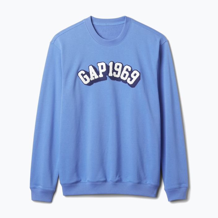 Мъжки суитшърт GAP Logo 1969 Crewneck cabana blue 4