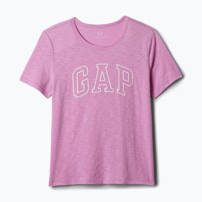 Дамска тениска GAP Logo Slub Tee sugar pink 4