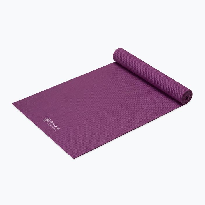 Килимче за йога за жени Gaiam 6 мм лилаво 63313 2