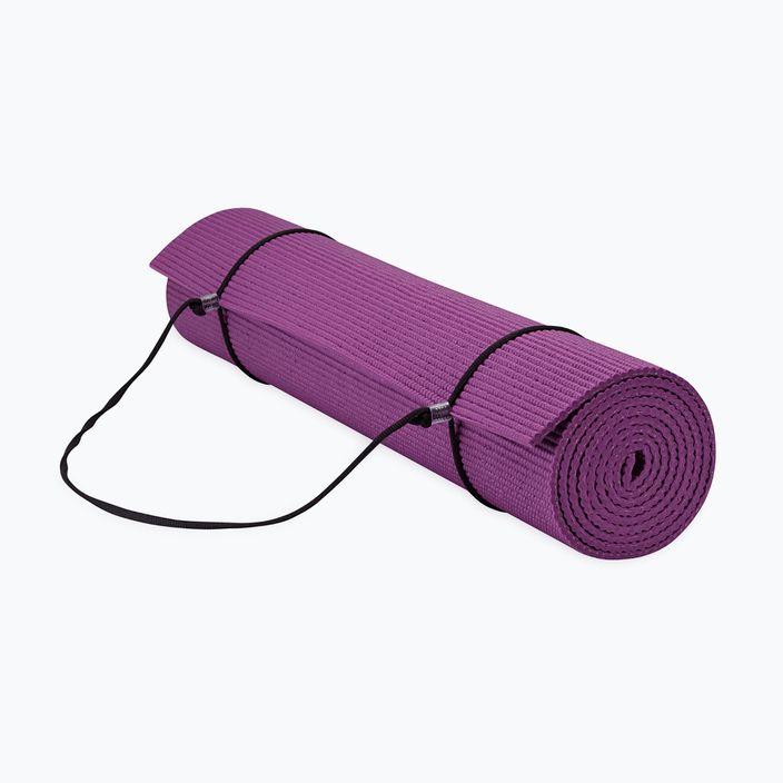 Килимче за йога за жени Gaiam 6 мм лилаво 63313 5