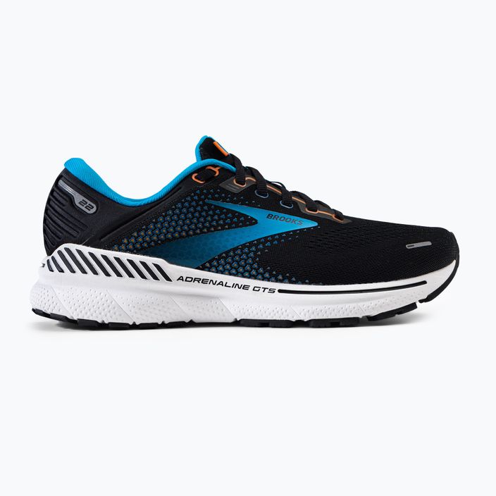 Мъжки обувки за бягане BROOKS Adrenaline GTS 22 black-blue 1103661D034 2
