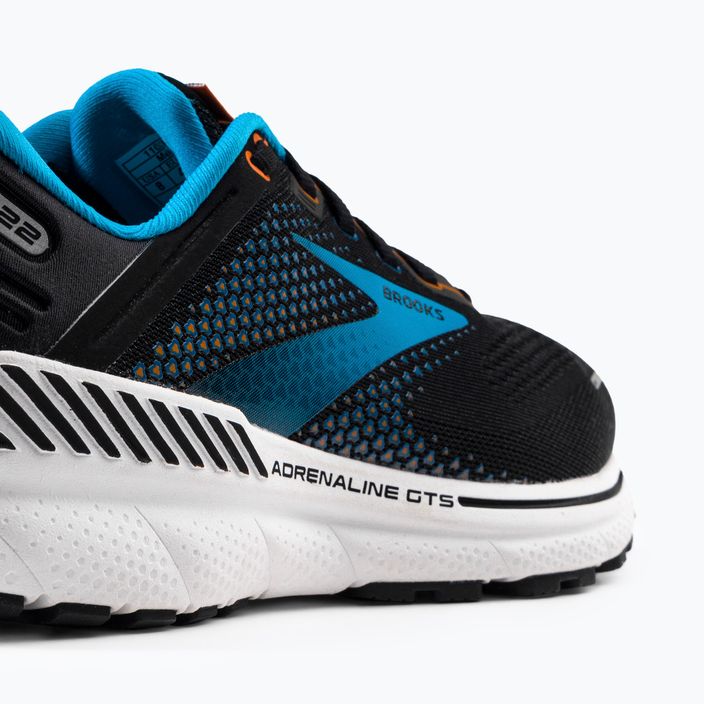 Мъжки обувки за бягане BROOKS Adrenaline GTS 22 black-blue 1103661D034 9