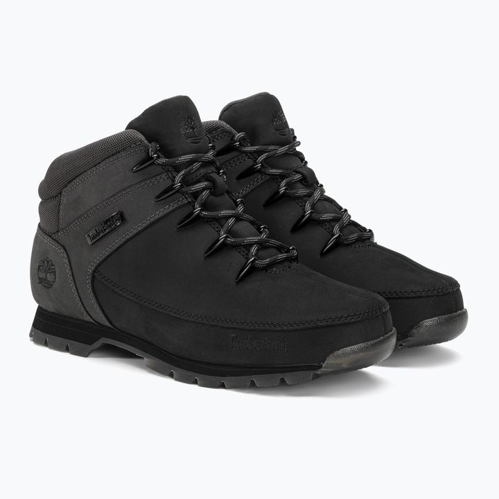 Timberland мъжки обувки Euro Sprint Hiker black nubuck/dark grey 4