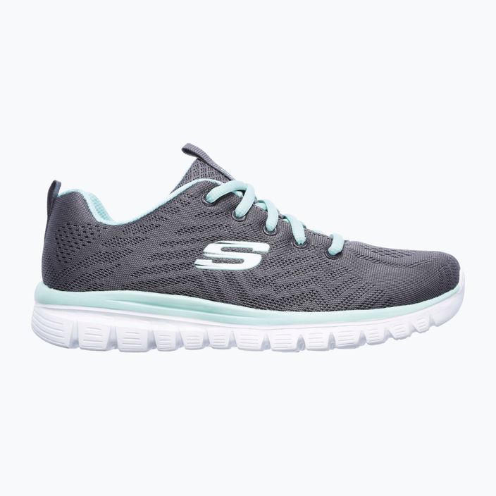 SKECHERS Graceful Get Connected дамски обувки за тренировка, въглен/сиво 7