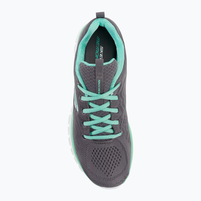 SKECHERS Graceful Get Connected дамски обувки за тренировка, въглен/сиво 6