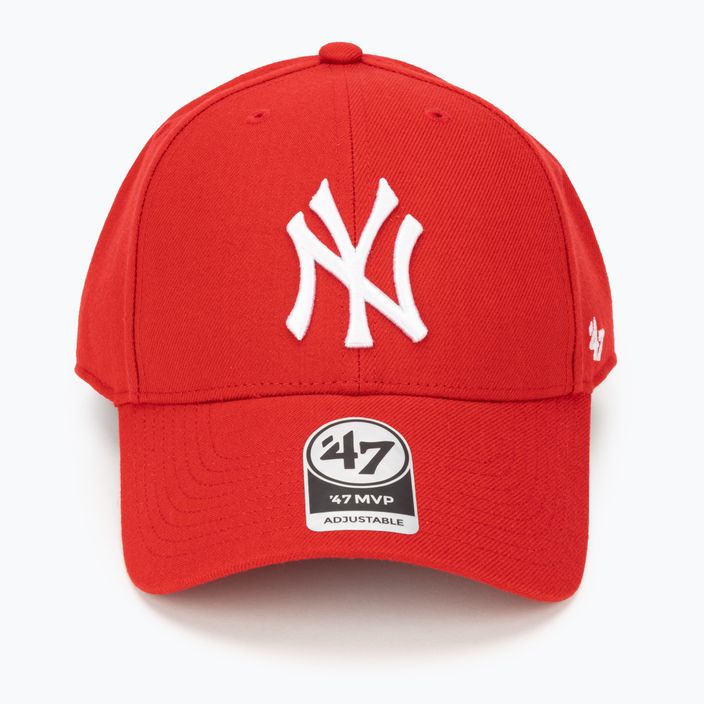 47 Марка MLB New York Yankees MVP SNAPBACK червена бейзболна шапка 4