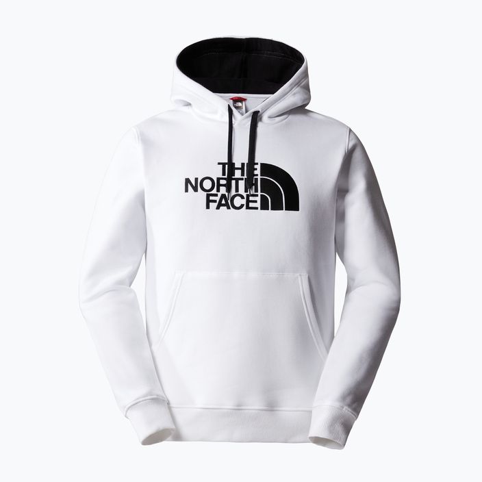 Мъжки пуловер с качулка The North Face Drew Peak white/black 4