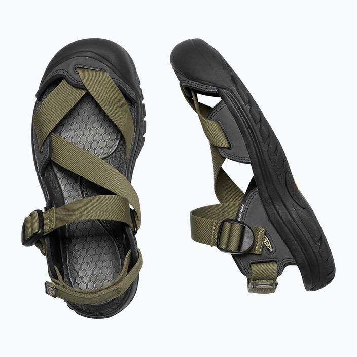 KEEN Zerraport II Military olive/black мъжки сандали за трекинг 10
