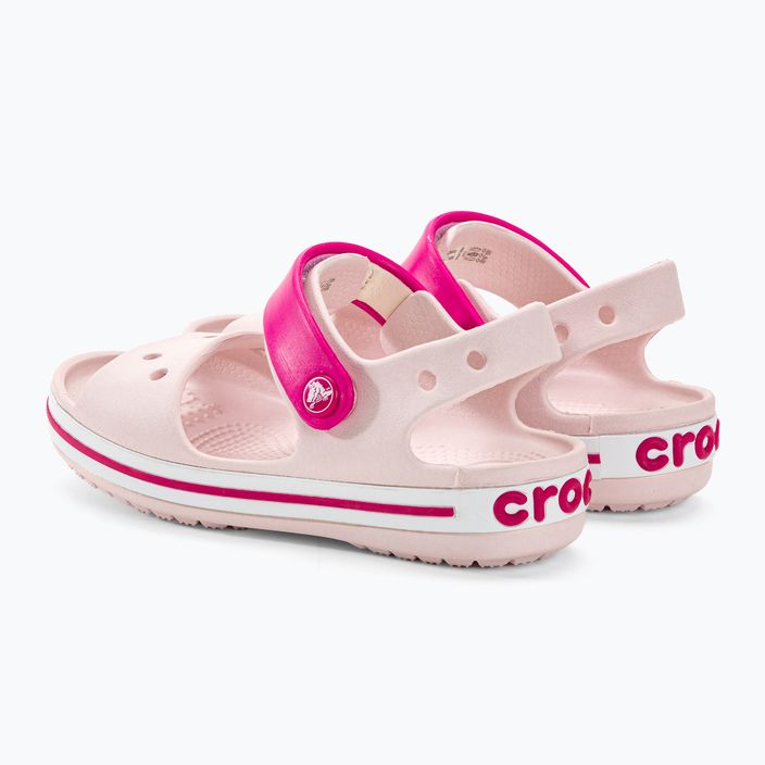 Детски сандали Crocs Crockband едва розови/бонбонено розови 3