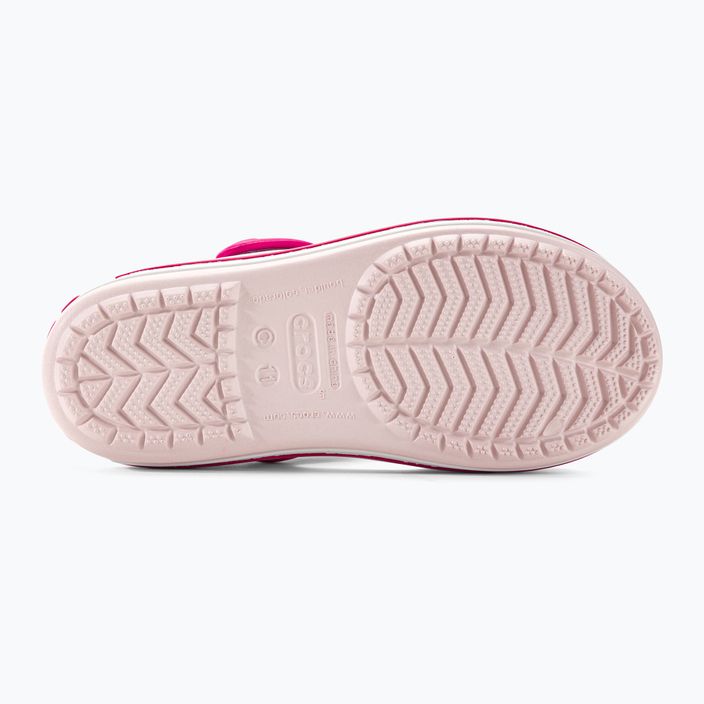 Детски сандали Crocs Crockband едва розови/бонбонено розови 5