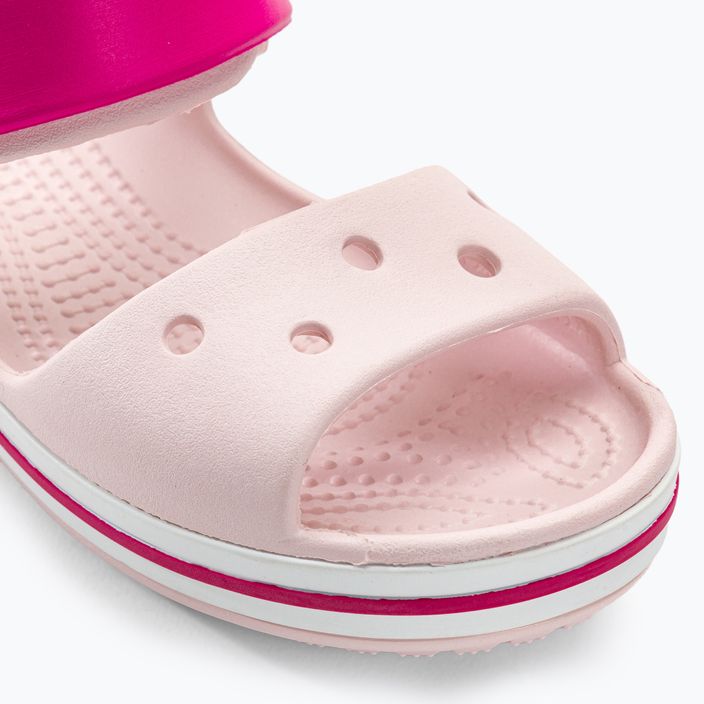 Детски сандали Crocs Crockband едва розови/бонбонено розови 7