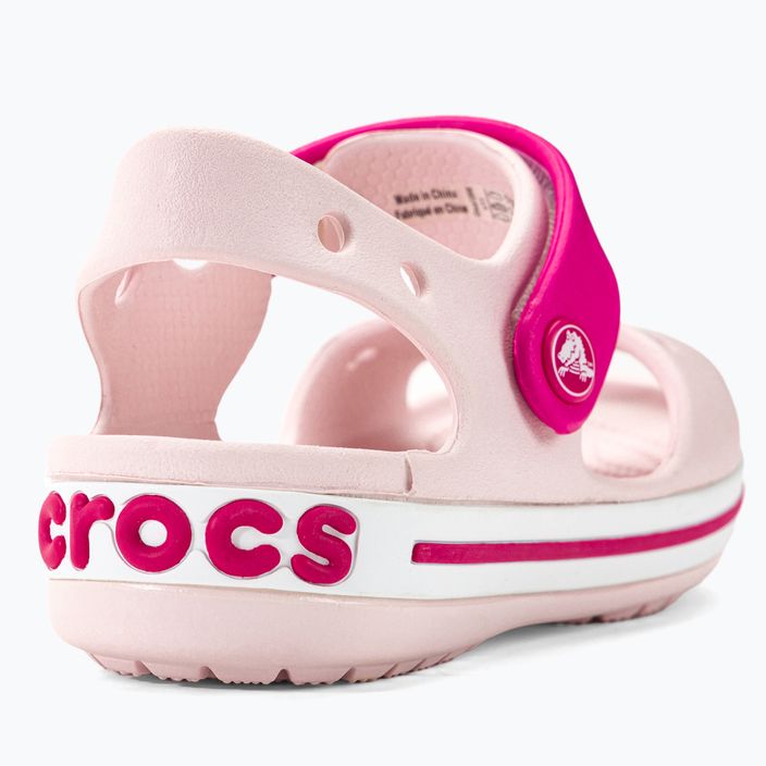 Детски сандали Crocs Crockband едва розови/бонбонено розови 9
