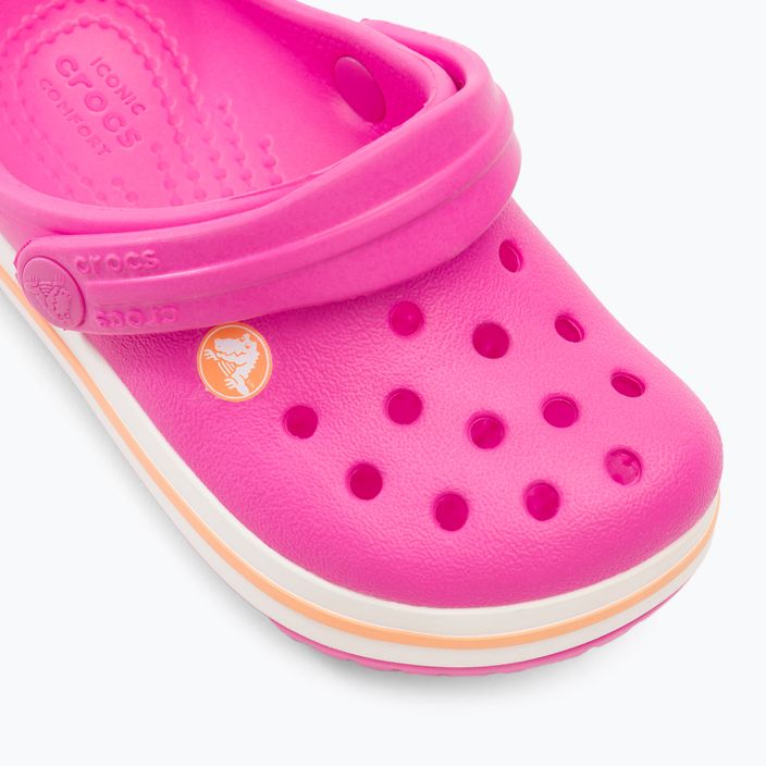 Crocs Kids Crocband Clog electric pink/cantaloupe джапанки 8