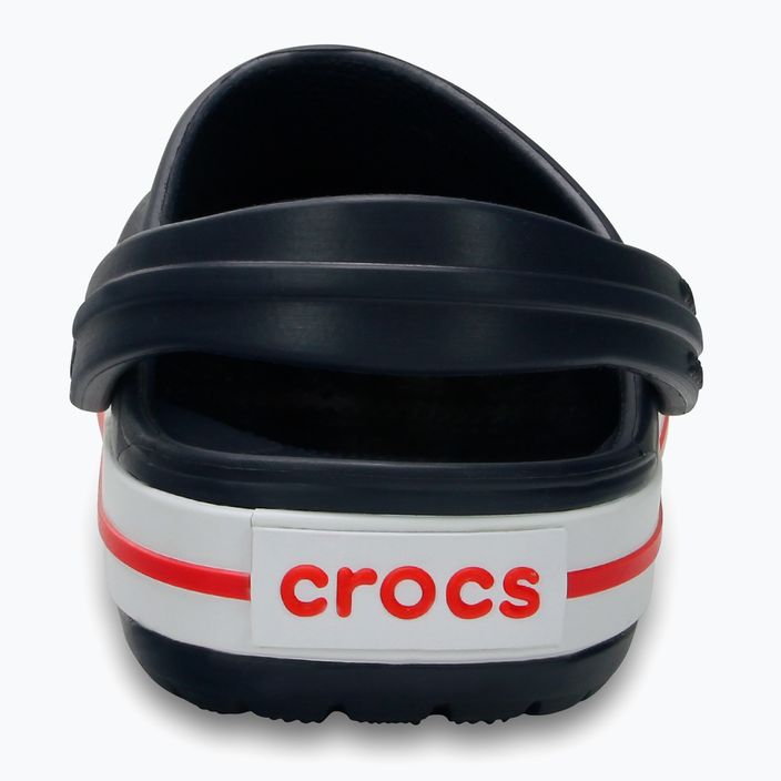 Детски джапанки Crocs Crocband Clog в тъмносиньо/червено 8
