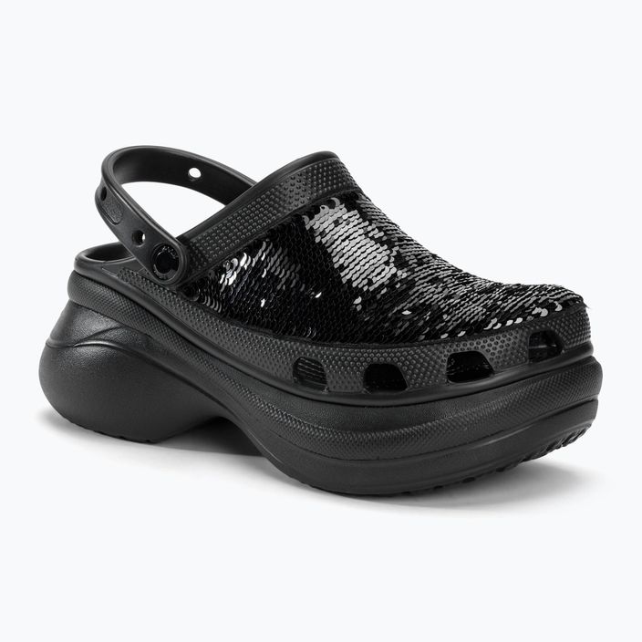 Джапанки Crocs Classic Bae Sequin black/multi за жени 2