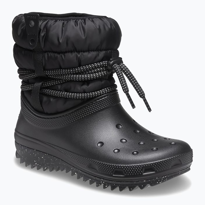Дамски ботуши за сняг Crocs Classic Neo Puff Luxe black 8