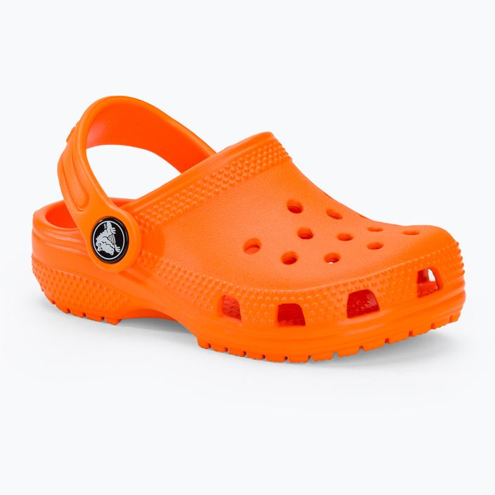Детски джапанки Crocs Classic Clog T orange zing 2