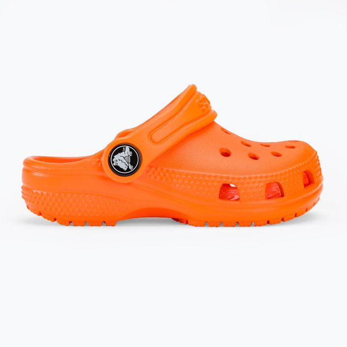 Детски джапанки Crocs Classic Clog T orange zing 3