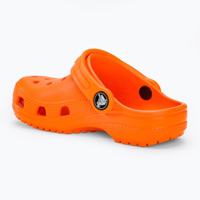 Детски джапанки Crocs Classic Clog T orange zing 4