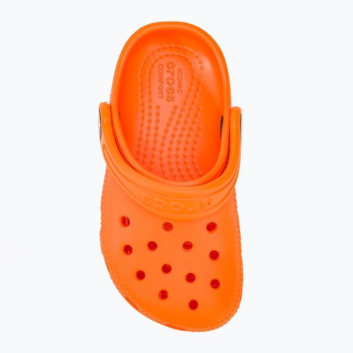 Детски джапанки Crocs Classic Clog T orange zing 6