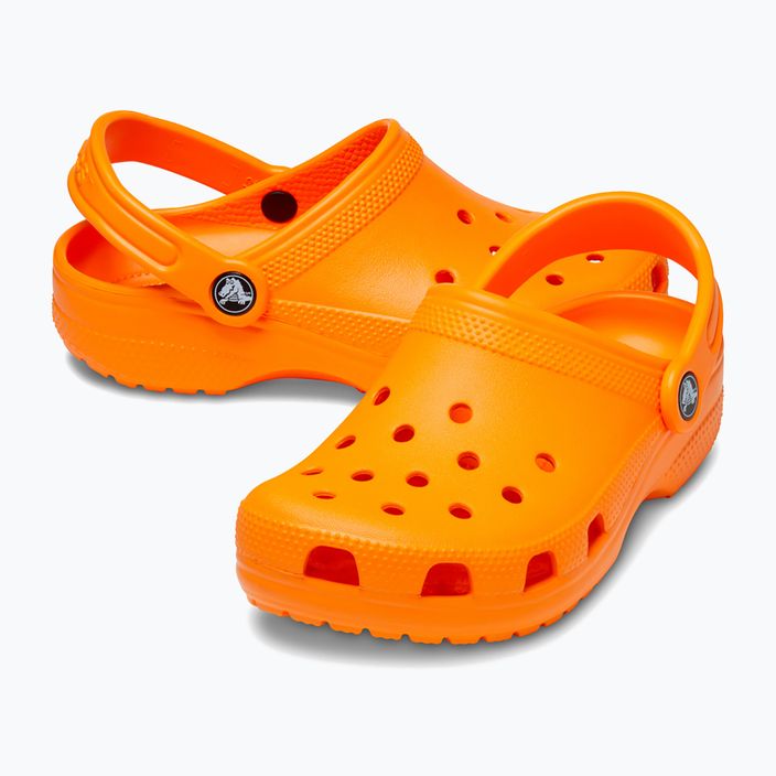 Детски джапанки Crocs Classic Clog T orange zing 11